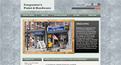 Desktop Screenshot of carpentershardware.com