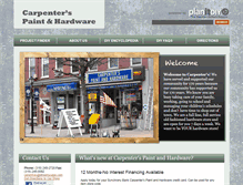 Tablet Screenshot of carpentershardware.com
